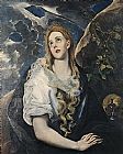 Unknown Saint Mary Magdalene By El Greco painting
